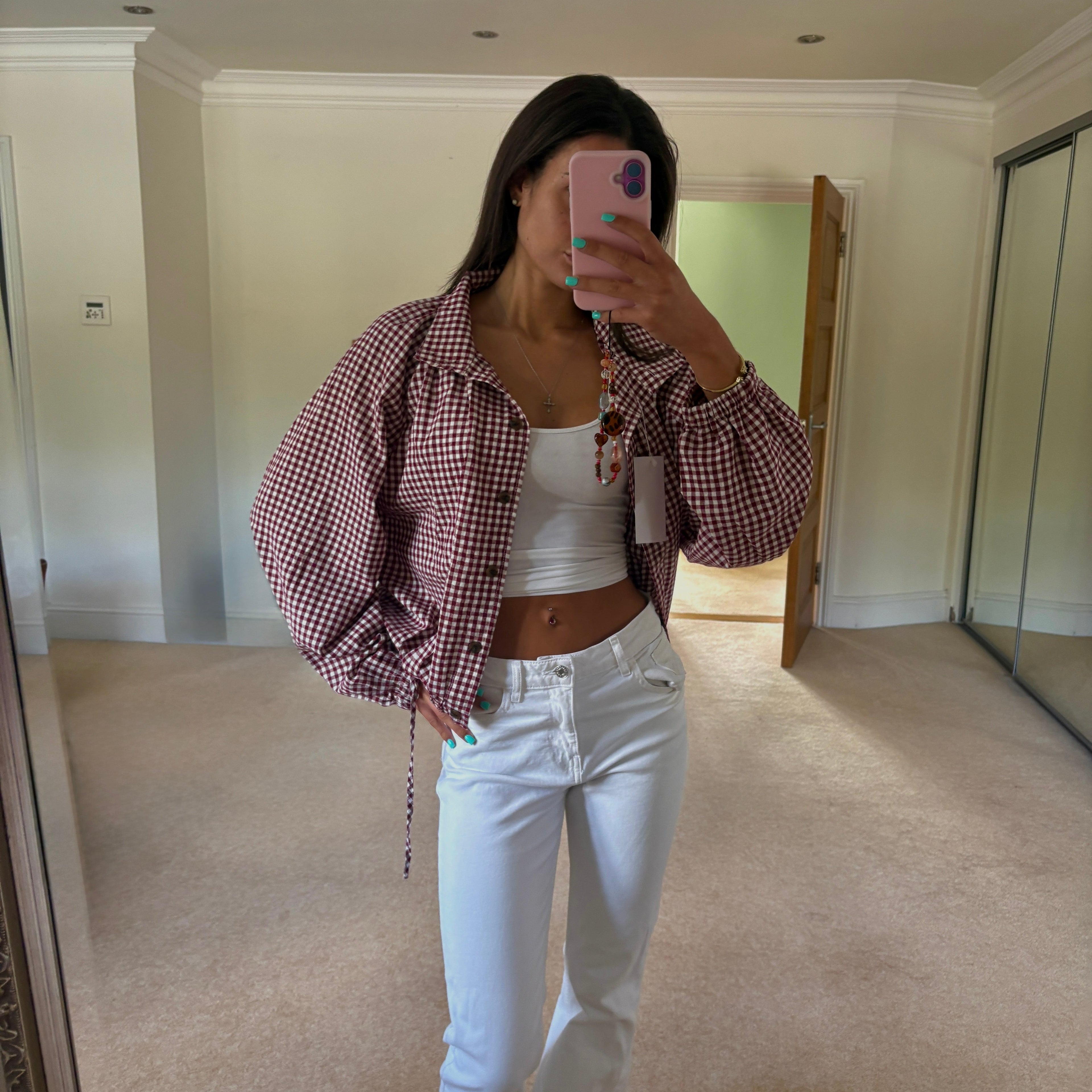 The Daisy Jacket Burgundy